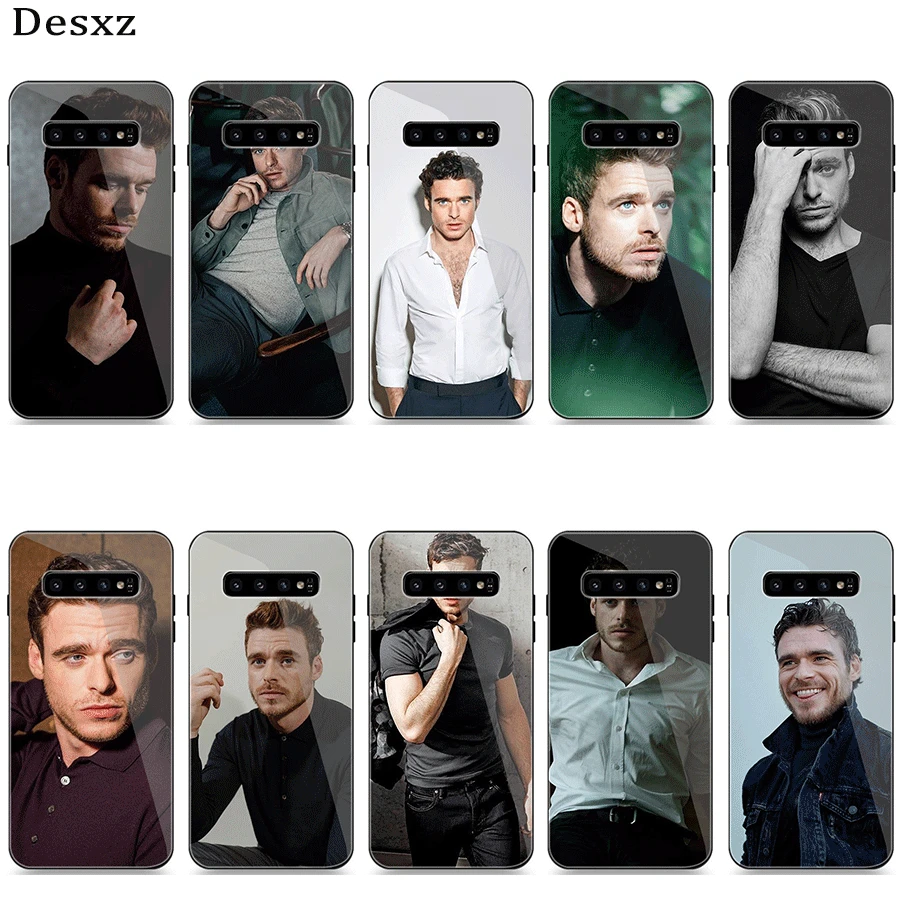 Чехол для телефона Стекло samsung A40 A50 A10 A20 A30 A60 A70 S10 S7 край S8 S9 Note 8 9 10 плюс Ричард
