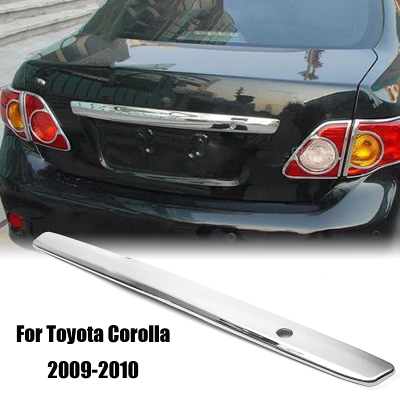 Автомобильный задний люк багажника Крышка отделка молдинг для Toyota Corolla 2009-2010 Стайлинг молдинги
