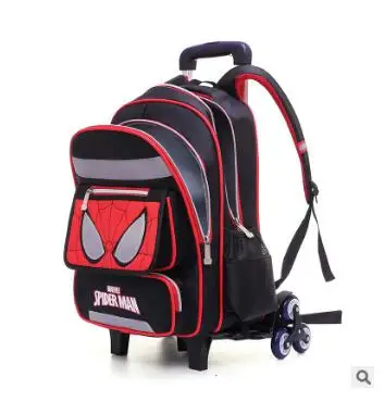 

Spideman Kids Travel Trolley School Backpack Bag Wheeled School bag on wheels Children School Bags wheels For boys Mochila