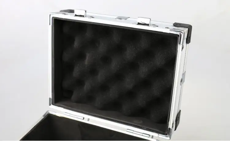 Алюминиевый ящик для инструментов, многофункциональный промышленный портативный дисплей для камеры, косметический чехол, ящик для инструментов 230*215*165 мм