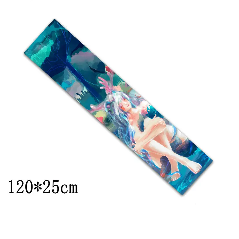 120 см Танцы Лонгборд Griptapes длинная доска лента для рукояток скейтборда Griptapes анти-скольжение наждачная бумага Цветной Графический Палуба Защитная крышка - Цвет: 14