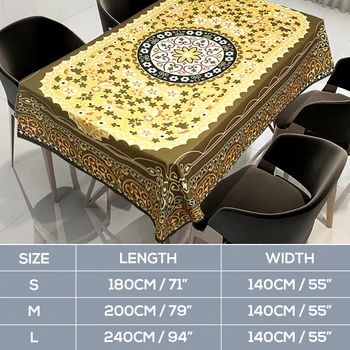 

New Tablecloths Rectangular Microfiber Table Covers Dust-Proof for Kitchen Wedding Party Tabletop Decoration