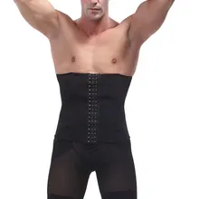 Для мужчин талии тренер Корсеты потеря веса живот контроль формирователь спортивный пояс фитнес Йога TS95