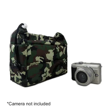 

Shockproof Camouflage Protection Padded Insert Thickened For DSLR Camera Bag Waterproof Oxford Universal Partition Drawstring