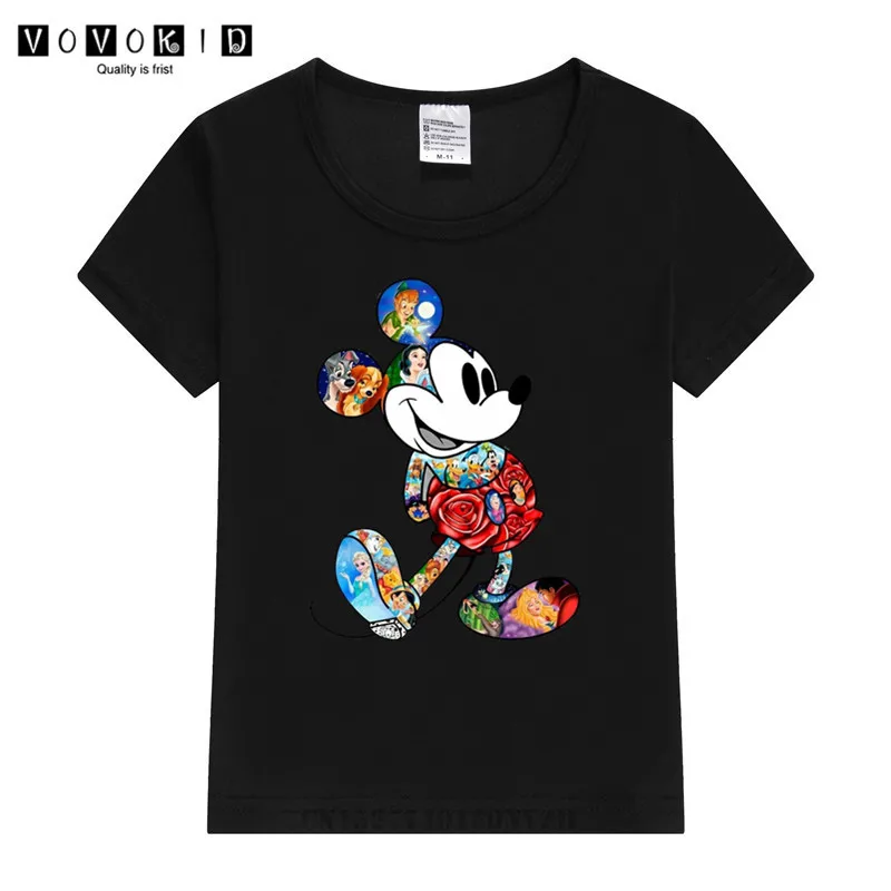 Boy Girl 2020 Funny mickeyller Harajuku T Shirt Kid Summer Animal Graphic Tee Shirt Children Funny Tops Kawaii Streetwear