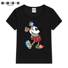 Cheap Boy Girl 2020 Funny mickeyller Harajuku T Shirt Kid Summer Animal Graphic Tee Shirt Children Funny Tops Kawaii Streetwear