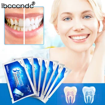 

7/14Pairs Teeth Whitening Strips Stain Removal White Gel Tooth Dental kit Oral Hygiene Care Clean Strip Dental Bleaching Tools