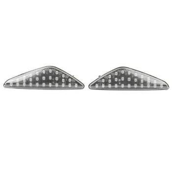 

A Pair Clear Dynamic Flowing Led Indicator Lamp Signal Side Marker Light For-Bmw E70 X5 F25 X3 E71 X6