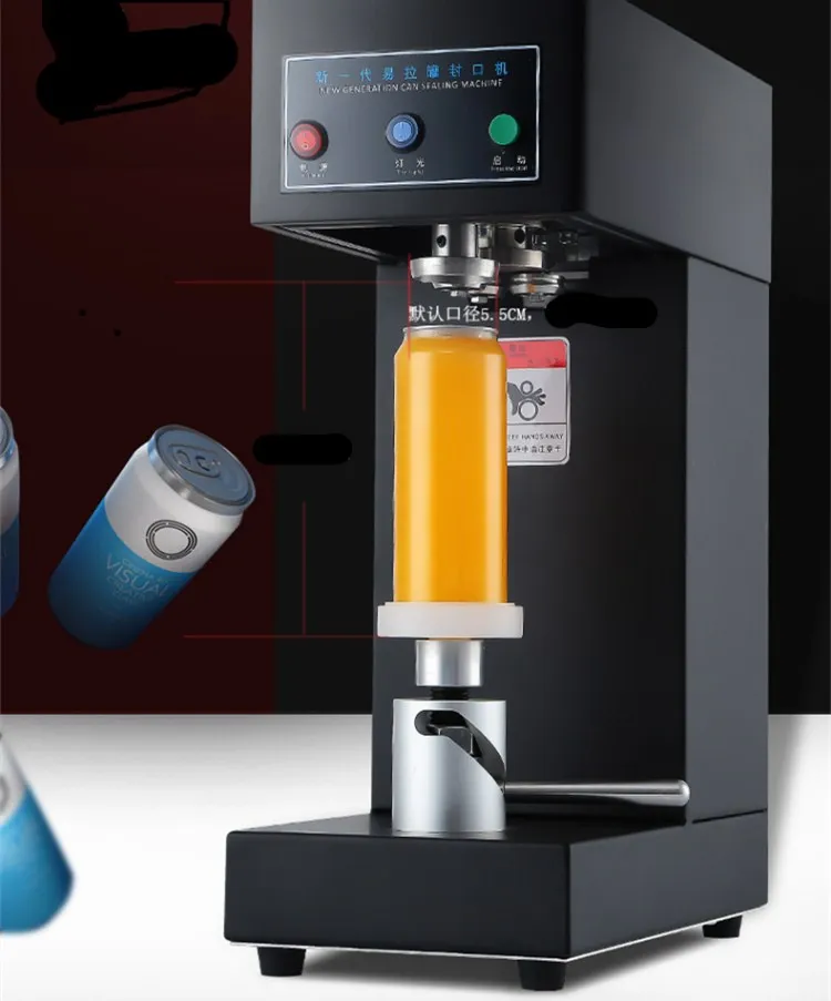 

smart PET can seamer aluminum beer can seamer plactic and glass can sealer for tea shop beverage cola can cup sealing machine