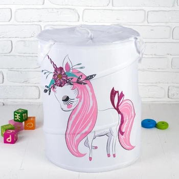 

Basket for storing toys "Unicorn" 35 × 35 × 45 cm