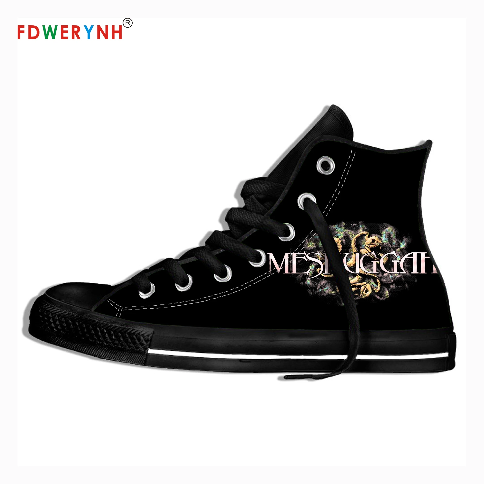 

Men's Casual Shoes Meshuggah Band Most Influential Metal Bands of All Time 3D Pattern Logo Men Shoes
