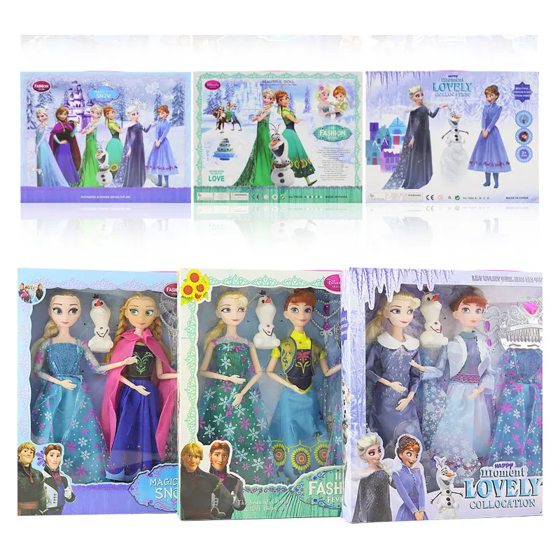 Disney reine des neiges 2 robe de poupée reine des neiges reine des neiges princesse poupées jouet mode tenue décontracté tenues en tissu fait main-accessoires meilleur bricolage