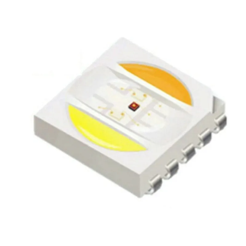100 1000 шт. 5050 RGB + CCT светодиодный чип RGBWW SMD Beads белый теплый 5 в 1 RA80 RA95|Светодиодные