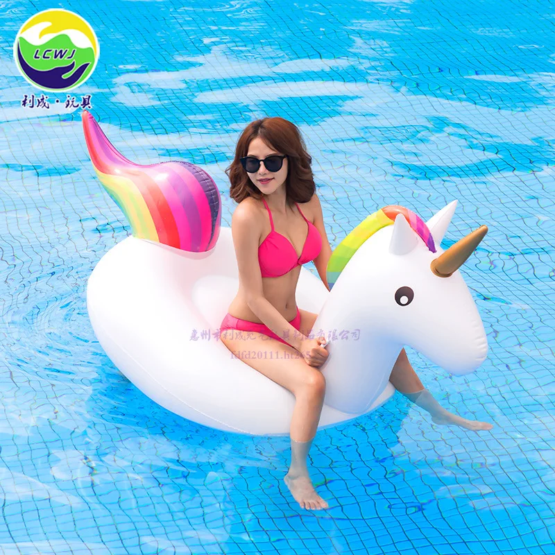 

Manufacturers Direct Supply a Large Amount Currently Available Inflatable Floating Row Small Unicorn, Flamingo Mount Water Infla