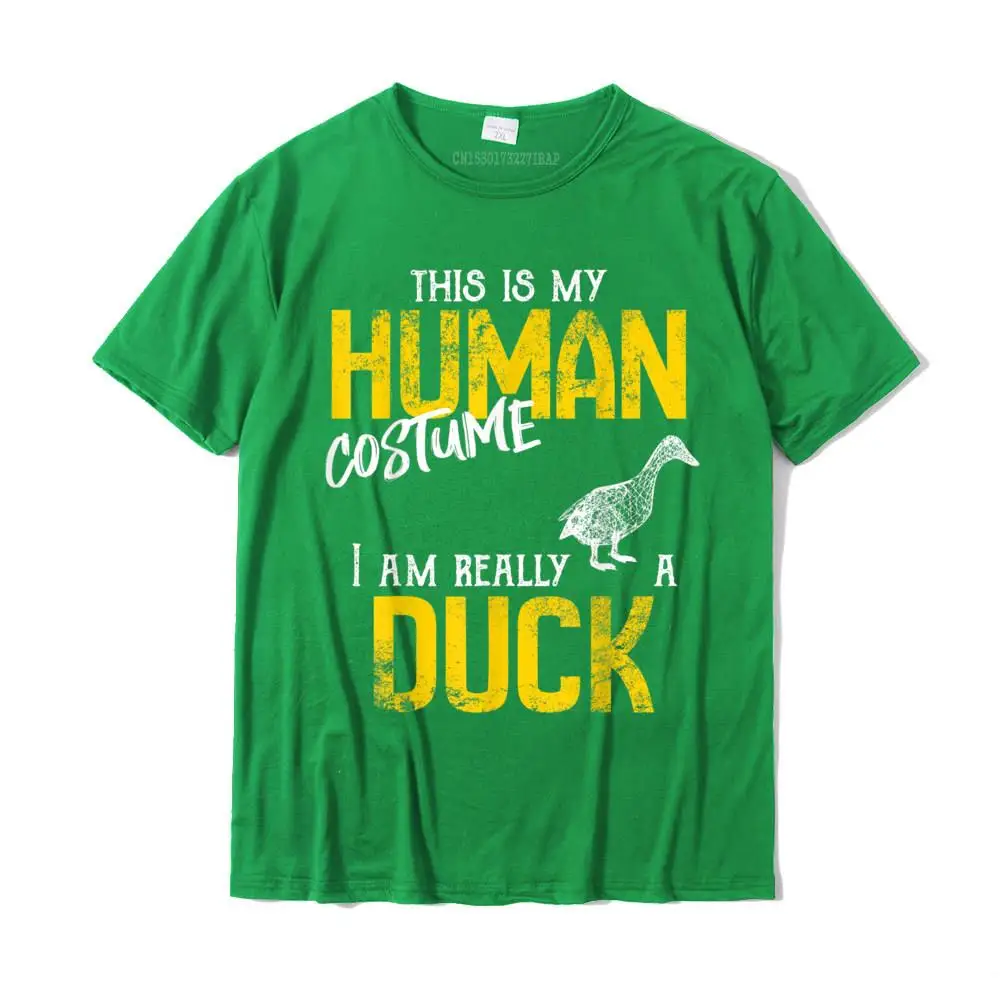 Tops Shirts Tees Duck Costume T-Shirt__MZ16743 VALENTINE DAY Short Sleeve Cotton Crew Neck Male T-Shirt Normal 2021 Discount Duck Costume T-Shirt__MZ16743 green