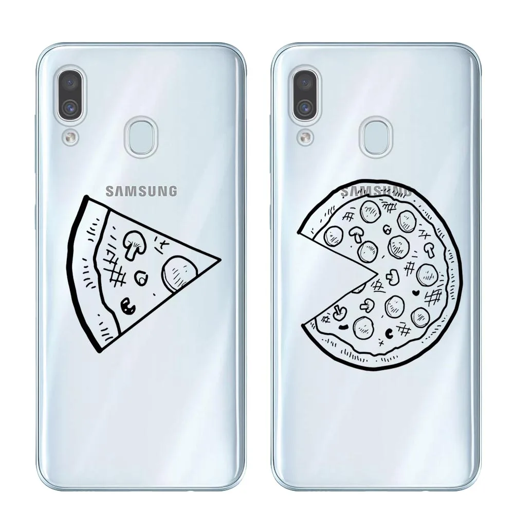 

Funny Pizza Best Friends Phone Case For Samsung A10 A20 A30 A40 A50 A70 A80 A7 A9 A6 A8 Plus 2018 Couple Soft Back Cover Fundas