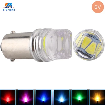 

YM E-Bright BA9S T4W T11 5630 2 SMD 6V 6.3V DC LED Light Car Styling 194 168 Auto Bulbs Pink Warm White Blue Red 10PCS