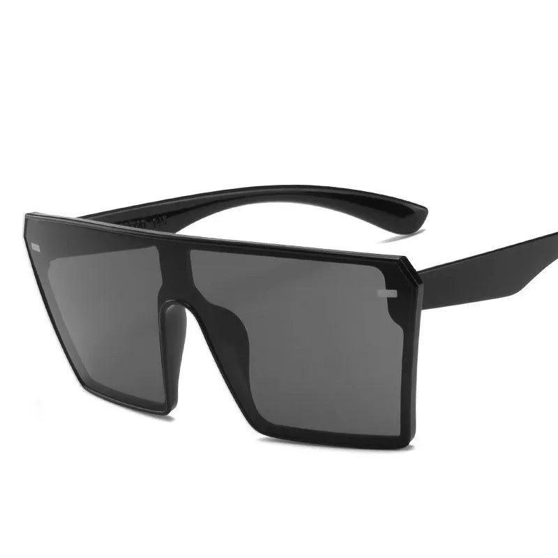 

2020 Plastic Oversized Sunglasses Women Gradient Mirror Brand Designer Vintage Eeywear Glasses Luxury Travel Men Sunglass UV400