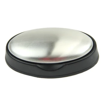 

Stainless Steel Soap Hand Eliminating Odor Smell odour Remover Holder Included(88mm x 46mm x 19mm)