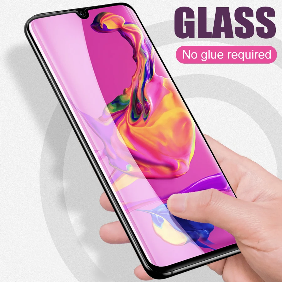 Защитное стекло закаленное фиолетового цвета для Huawei P20 P30 lite Honor 20 10 Light 8x 8c p 30 |