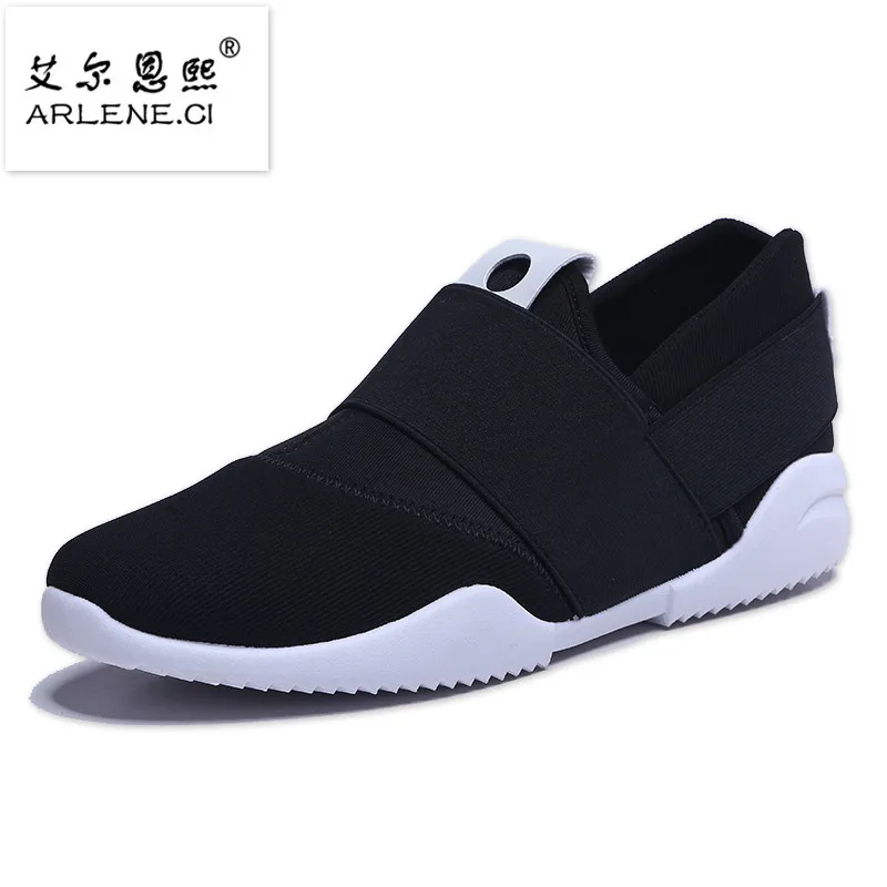 

2019 Men Sneakers Light Running Shoes Slip-On Breathable Sport Shoes Men Comfortable Low Top Flat Walking Shoes Chaussures Homme