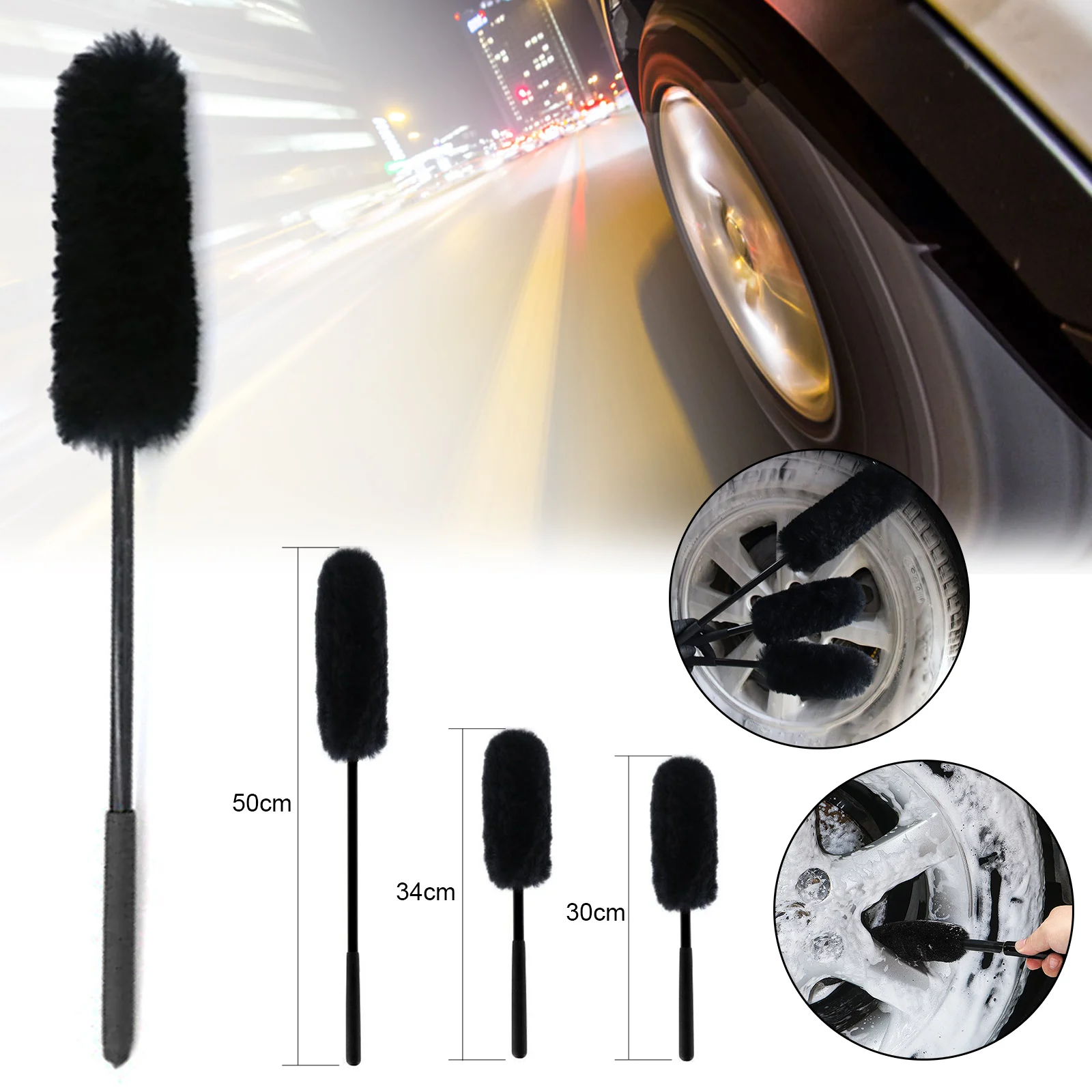 Automotive Wheel & Tire Scrub Brushes for sale