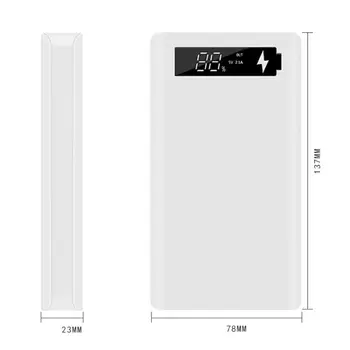 

LCD Display DIY 6x18650 Battery Case Power Bank Shell Charger Box Accessories