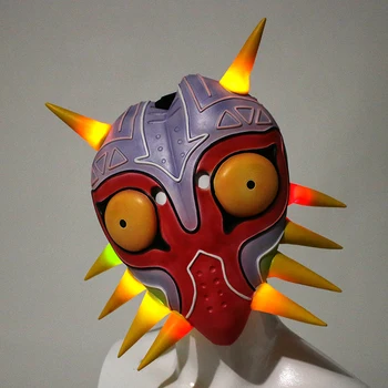 

The Legend of Zelda Majora Led Mask Game Cosplay Masks Stylish Painted Party Mask Cosplay Props Accessories For Women Men