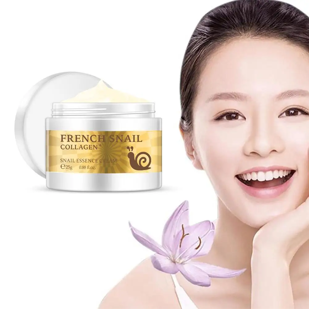 Snail Cream Hyaluronic Acid Anti-Wrinkle Anti-aging Facial Whitening Day Cream Collagen Moisturizer Nourish Korea Face Skin Care anskin modeling mask powder 240g hot diy spa collagen hyaluronic acid soft face anti aging care korea cosmetics