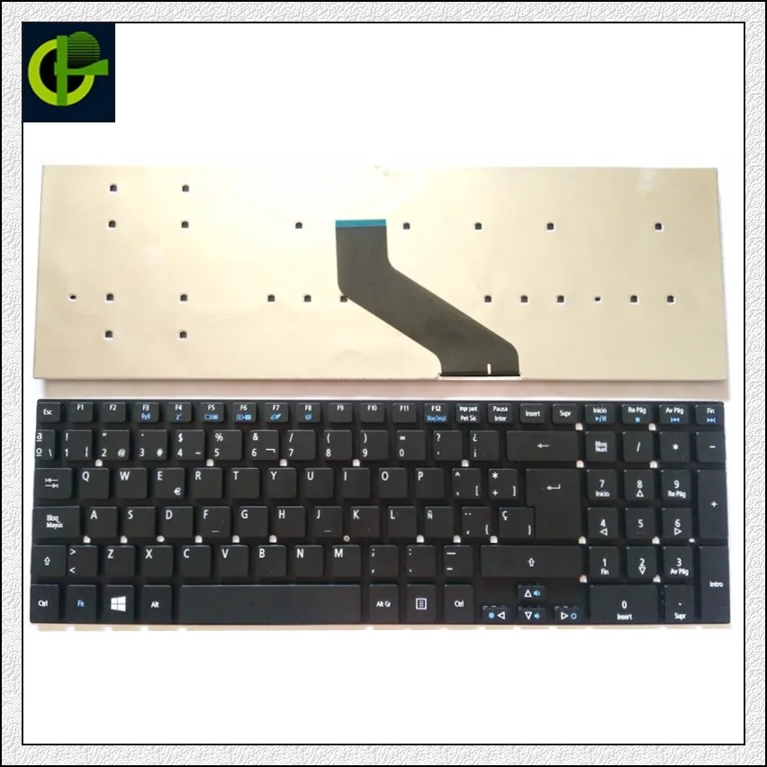 Испанский Латинская Клавиатура для ноутбука Acer Aspire V17 деталь нитро-двигателя Himoto