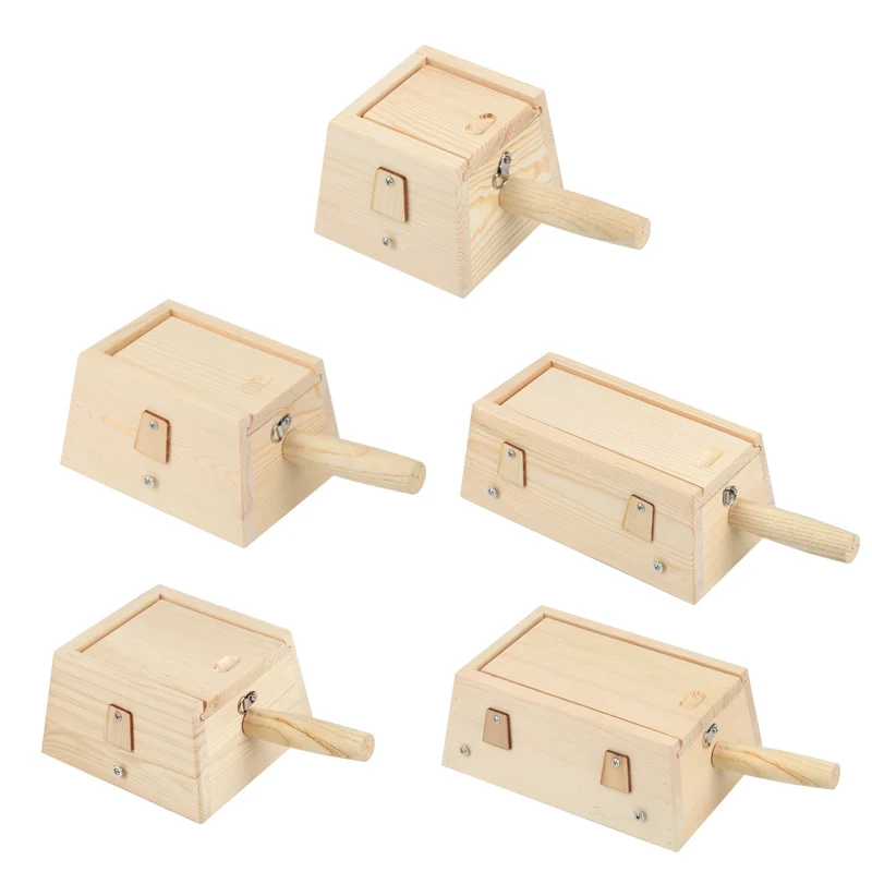 2X/6X Holes solid wood moxibustion box moxibustion box appliance wood moxa burner acupuncture point massage Top Quality