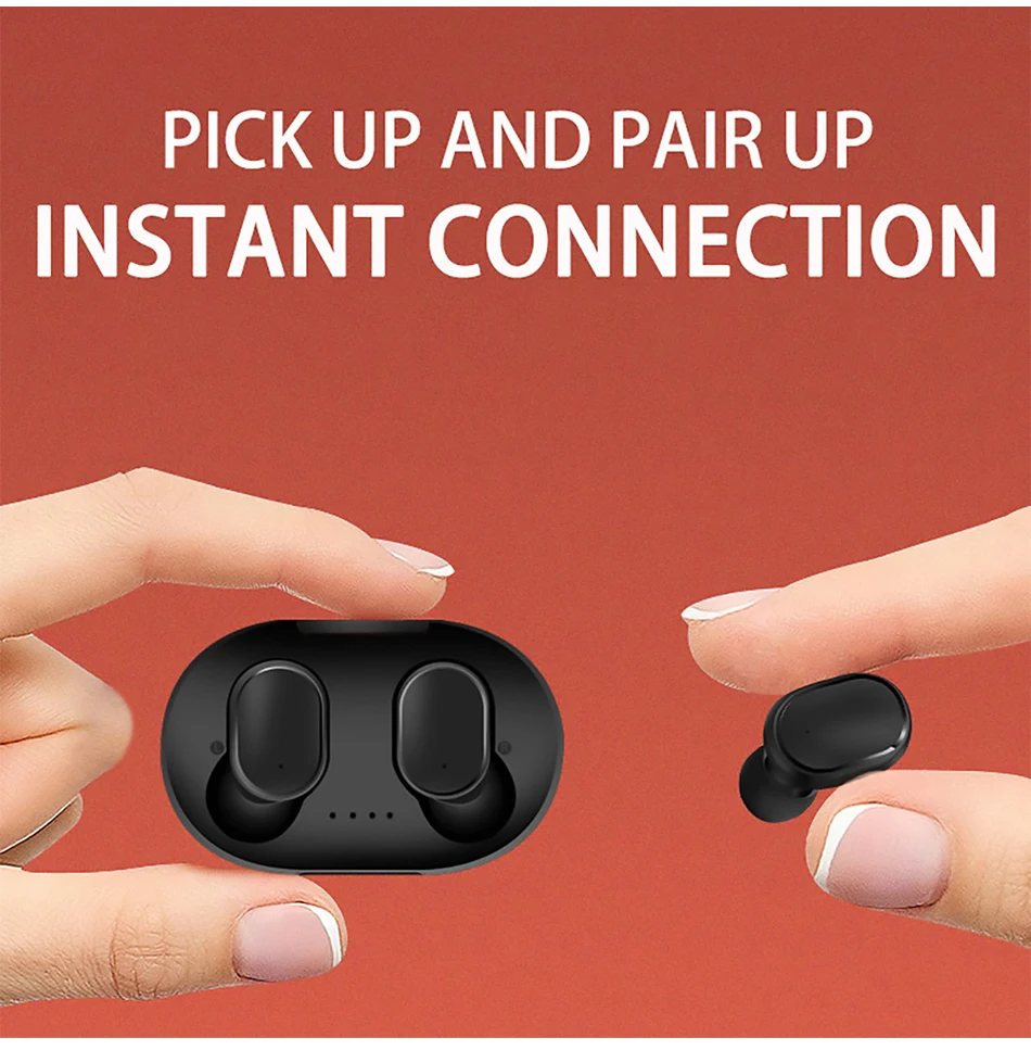 A6S TWS True Wireless Earbuds Stereo Mini Bluetooth 5 0 earphone air dots With Dual Mic Sports Earphones Auto Pairing Headset