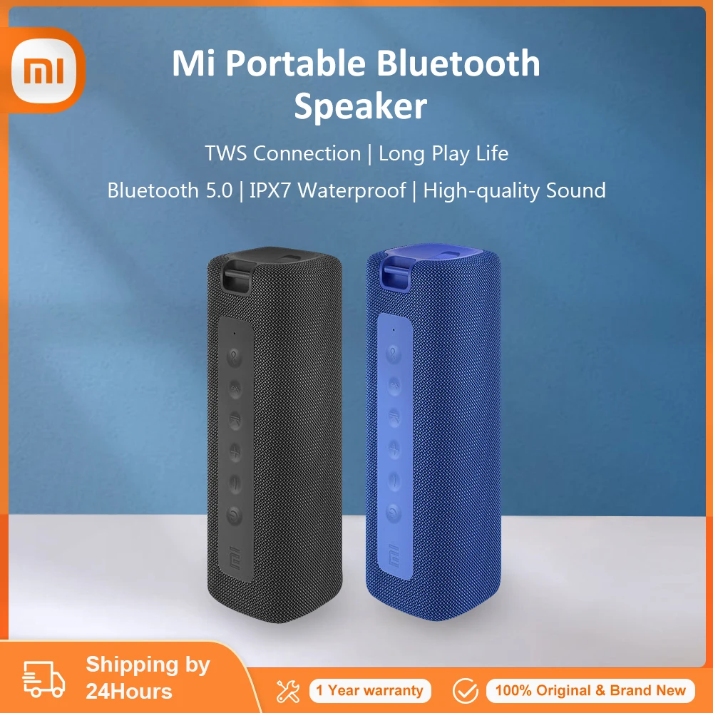 Портативный Bluetooth-динамик Xiaomi Mi 16 Вт TWS-подключение высокое качество звука