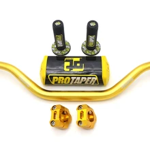 1-1/" Жир Бар 28 мм руль ручки для мотоцикла мотокросса яма Байк для ATV SX F EXC W CRF WRF YZF KLX RMZ Enduro