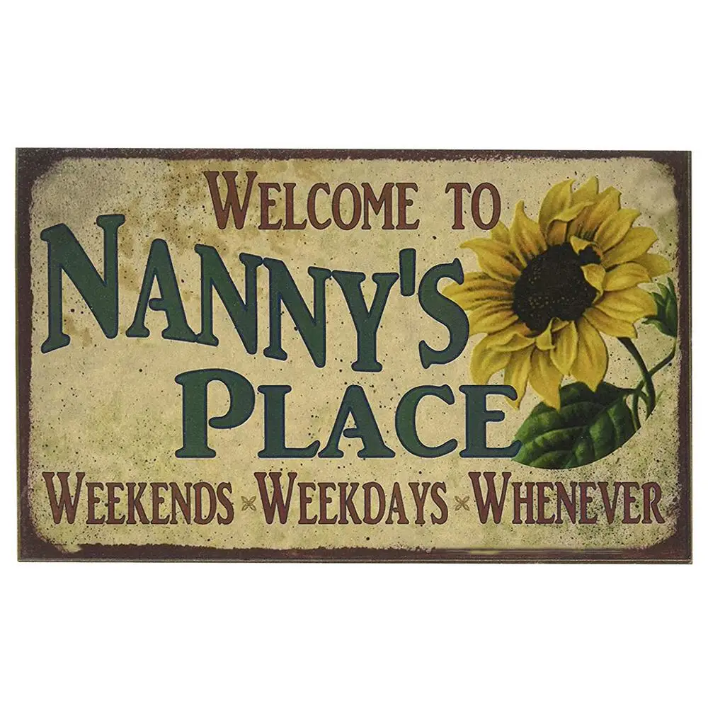 

Metal sign Retro Style Signage Sogan Wall Sign vintage Wrought Iron Signage Decoration farmhouse decor shabby chic home decor ED