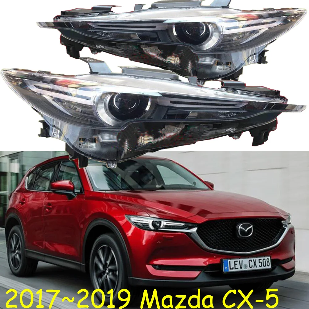 1 шт. 2019y автомобильный bupmer головной светильник для Mazda CX-5 головной светильник CX5 CX 5 автомобильные аксессуары противотуманные фары для Mazda CX-5