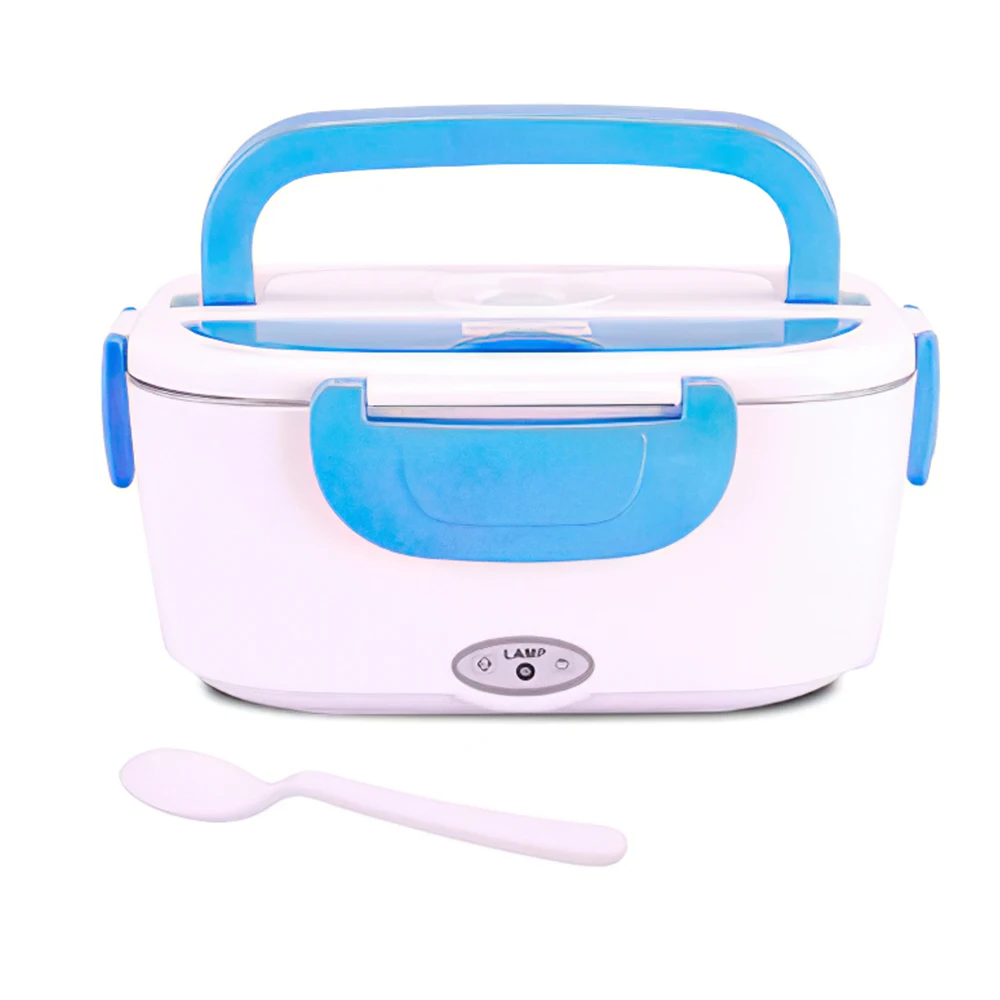 Портативный Электрический Ланч бокс с ложкой пищевой нагреватель контейнер для