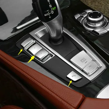 

Set Gear Button Cover Plastic For BMW 7 Series F01 F02 2010-2015 Panel button