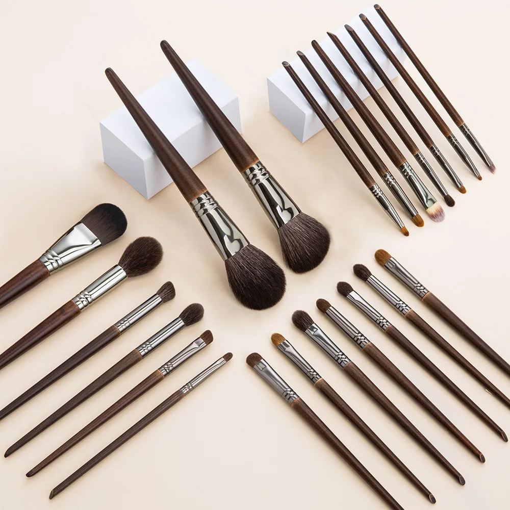 OVW 15/22 pcs Set Kit Makeup Brushes Soft Natural Goat Hair Cosmetic
