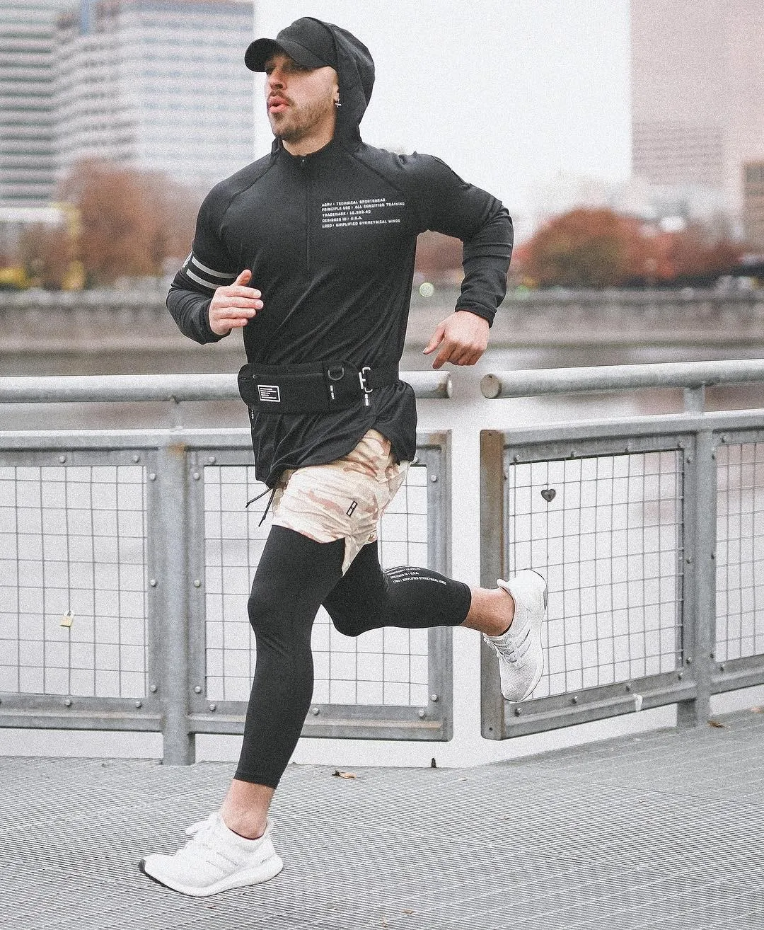 

Muscle Kid Brother Fitness Spring And Autumn Pants Male Sports Running Compression Elasticity Training Pants Basketball Leggings