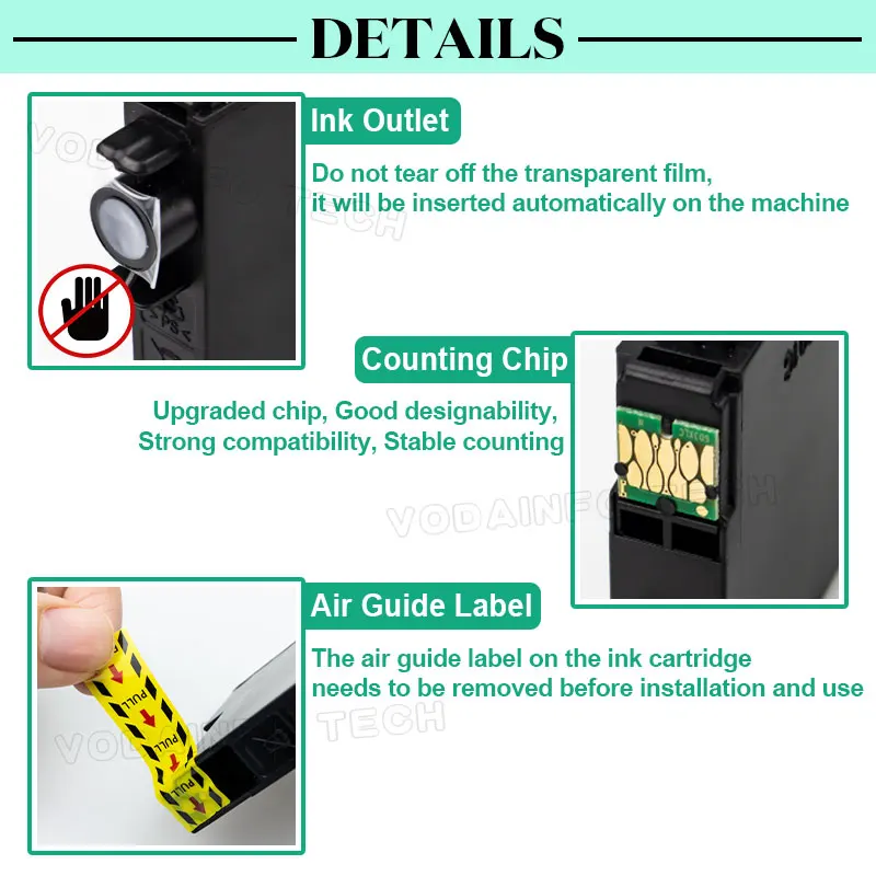 603XL T603XL Compatible Ink Cartridges For Epson XP-2100 XP-2105 XP-3100 XP-3105 XP-4100 XP-4105 WF-2810 WF-2830 printer supplies ink cartridge inkjet ink cartridge