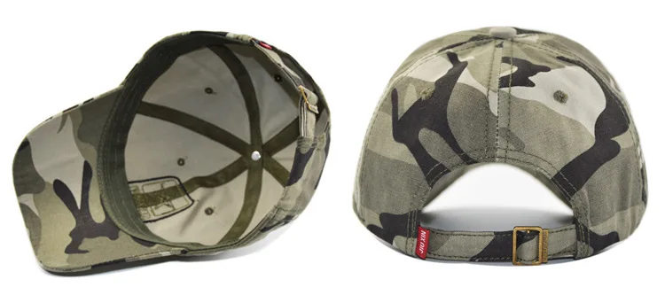 Women Caps Army Adjustable Embroidery Baseball Cap Hip-Hop Boyfriend Casual Daily Sun Shading Camouflage Fashion Chic All-match