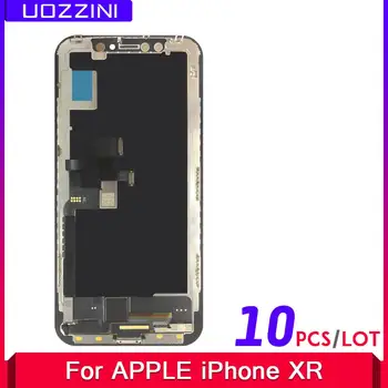 

10 Pcs/Lot 100% Tested Grade AAA OLED Replacement for iPhone XR LCD Display Touch Screen Digitizer Assembly With Tempered Glass