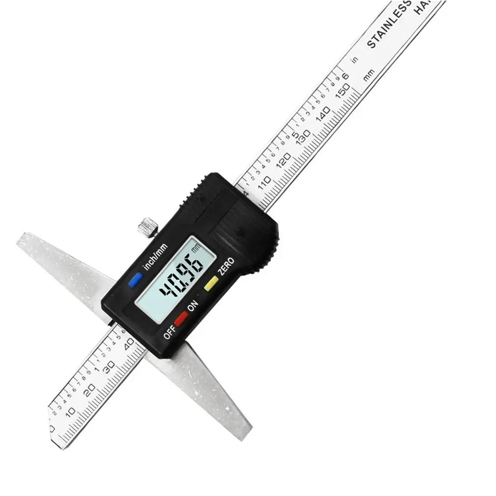 Vernier Caliper Digital Electronic Gauge 0-150mm Micrometer Auto Measuring Tools With Screen Depth Gauge Digital Scale Ruler
Vernier Caliper Digital Electronic Gauge 0-150mm Micrometer Auto Measuring Tools With Screen Depth Gauge Digital Scale Ruler