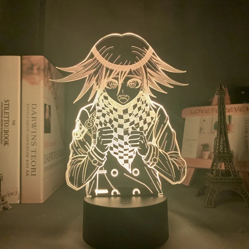 Danganronpa V3 убийства гармонии светодиодный ночной Светильник игра лампа Kokichi Ома для