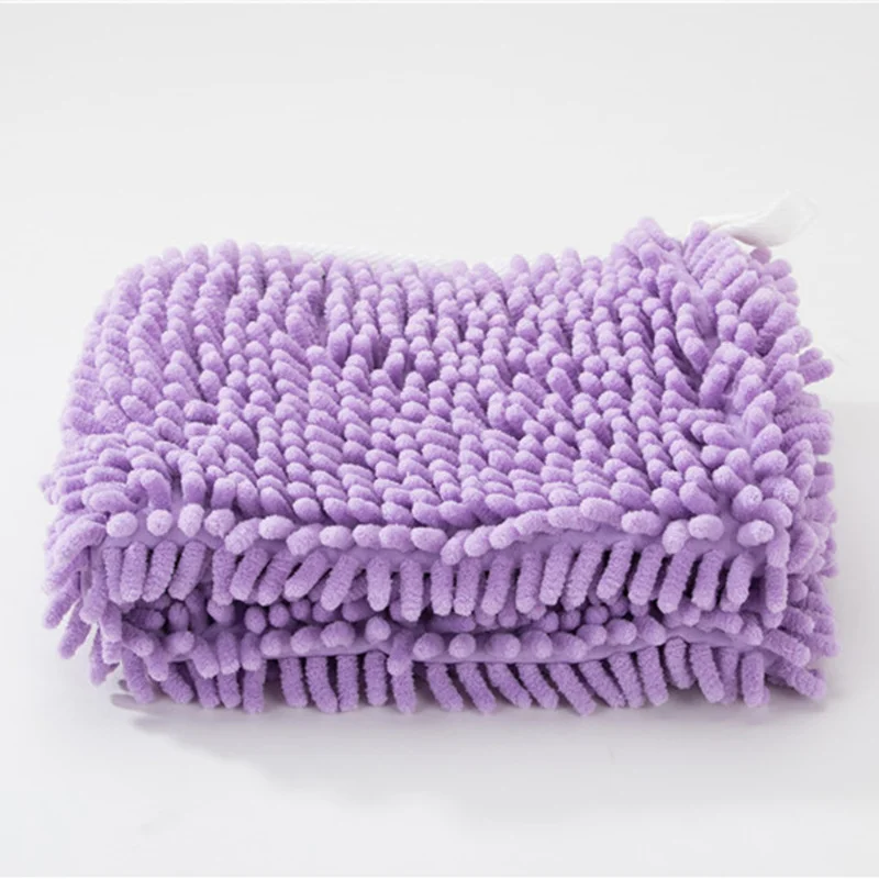 Hipidog полотенце для домашних животных супер-абсорбент синель полотенца для домашних питомцев из микрофибры супер сухое банное полотенце для домашних животных - Цвет: Purple