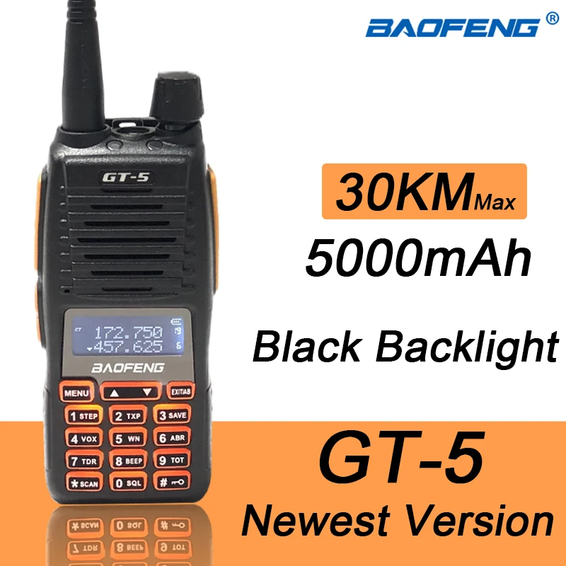 Baofeng-walkie-talkie de largo alcance, Radio de dos vías