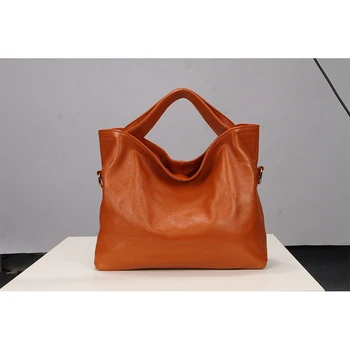 

P3002 Genuine leather Women's bag 2020 New Handbags Top layer cowhide soft leather temperament bag for women Shoulder bag Dia