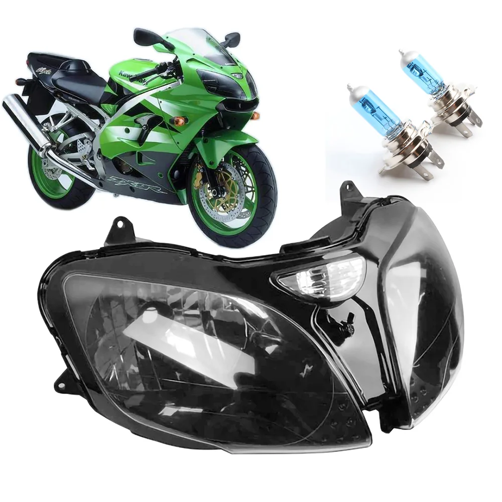 Новинка для Kawasaki Ninja ZX-9R zx9r 2000 2001 2002 00 01 02 03 Сменные фары мотоциклов прозрачные |