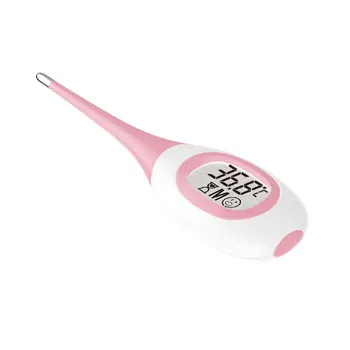 

Digital Baby Thermometer Rectal Oral Thermometer For Adults Babies 8s Fast Reading Testing With Fever Indication Voice Prompt